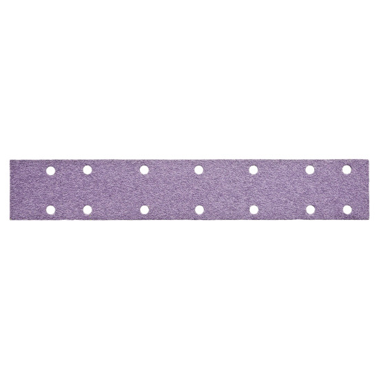 Шліфувальний папір SMIRDEX у смужках 740 VELCRO STRIP, 14 отворів, P80