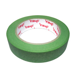 Малярна стрічка VIBAC 251 GREEN, 40м, 80°C, 24мм