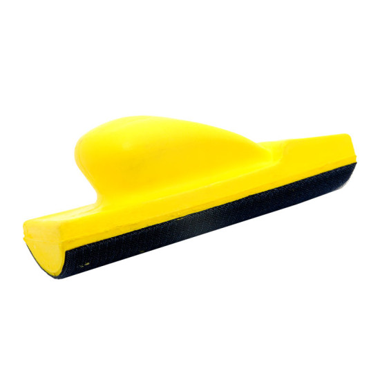 Платформа для ручной шлифовки под полосу velcro, прямоугольная выпуклая 70x198мм