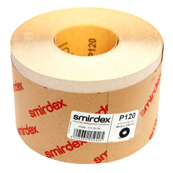 Наждачная бумага Smirdex 510 White Line рулон белый 116ммх25м (50 м), P=120