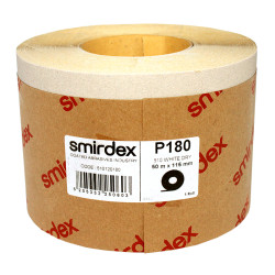 Наждачная бумага Smirdex 510 White Line рулон белый 116ммх25м (50 м), P=180