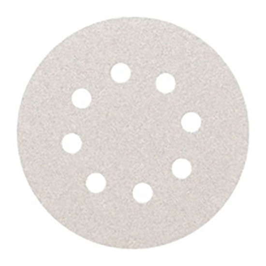 Коло шліфувальне Smirdex 510 White Line абразивне, для сухого шліфування, діаметр 125 мм, 8 отворів, P=60