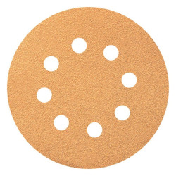 Коло шліфувальне Smirdex 820 Power Line абразивне, для сухого шліфування, діаметр 125 мм, 8 отворів, Р=400