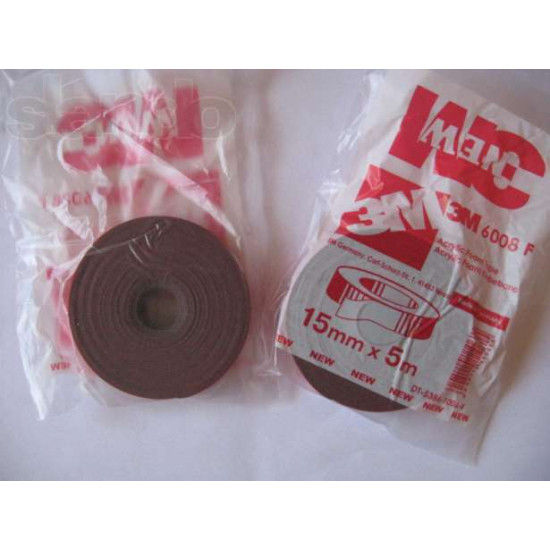 Лента двусторонняя 3М 5386F 20мм* 0,8м*5м