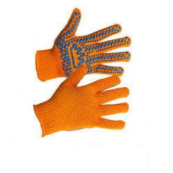 Перчатки "Корона" оранжевые 5612 